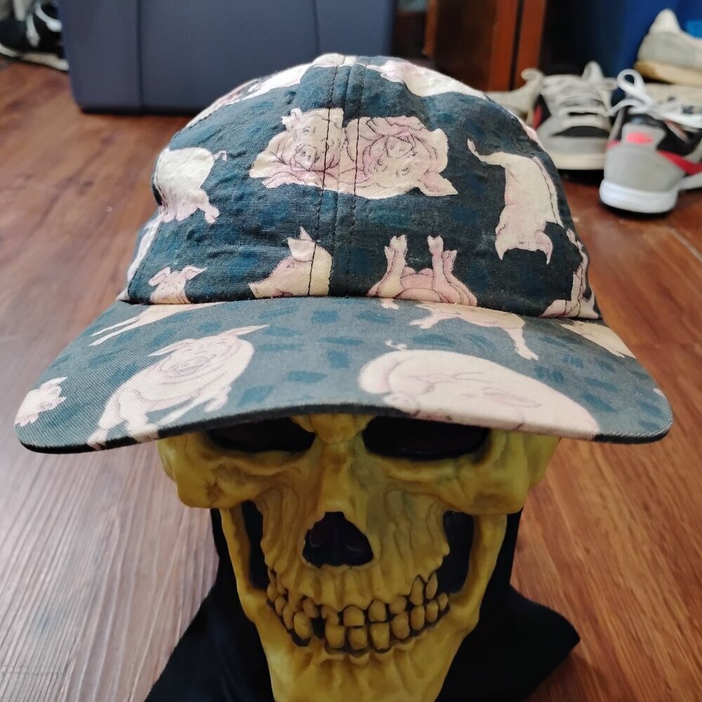 Vintage Marlin Tease Pigs Hogs AOP Snap Hat Cap